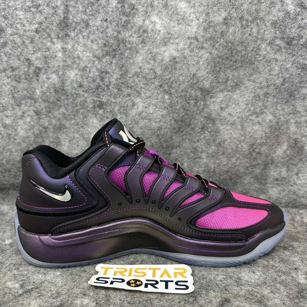Nike KD 18 Basketball Shoes Mens Size 7.5 Eggplant Purple Black IM5843-500